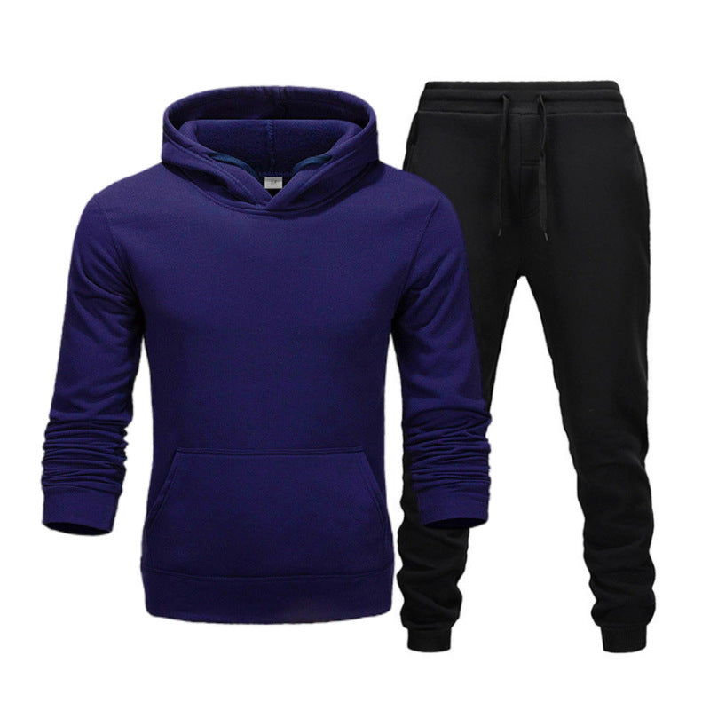 New Casual Suit Men And Women Sports Two-Piece Hooded Sports Sweater