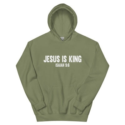 Jesus Is King European And American Printed Hoodie