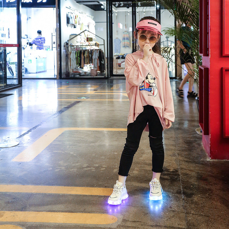 Colorful Children's Luminous Shoes, Girls' Luminous Shoes, Boys' Luminous Shoes