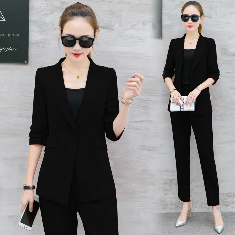 Suit set female two-piece suit