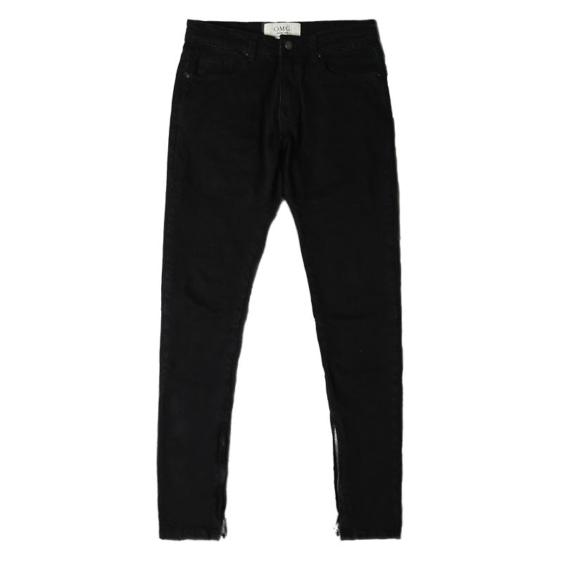 Stretch black jeans