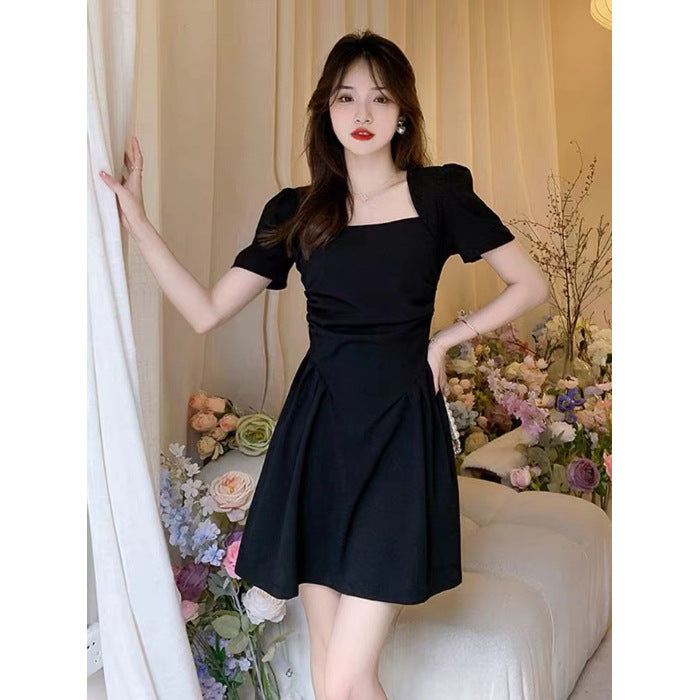 Summer New French Style Temperament Hepburn Style Dress Ladies