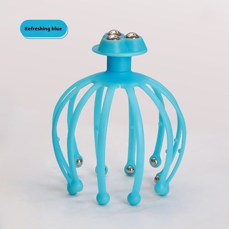 Manual 12-claw Rotating Ball Scalp Massager