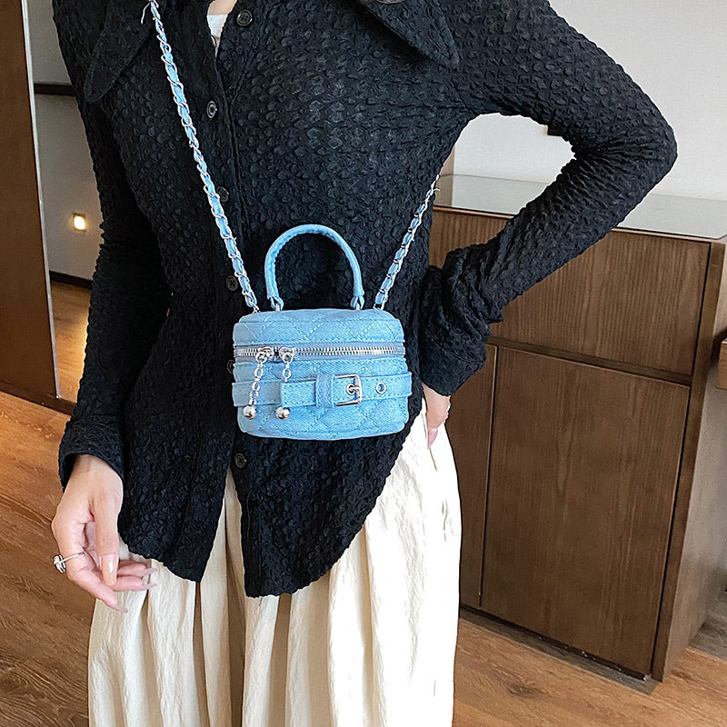 Nuevo Mini bolso accesorio para pintalabios, bolso mensajero para padres e hijos