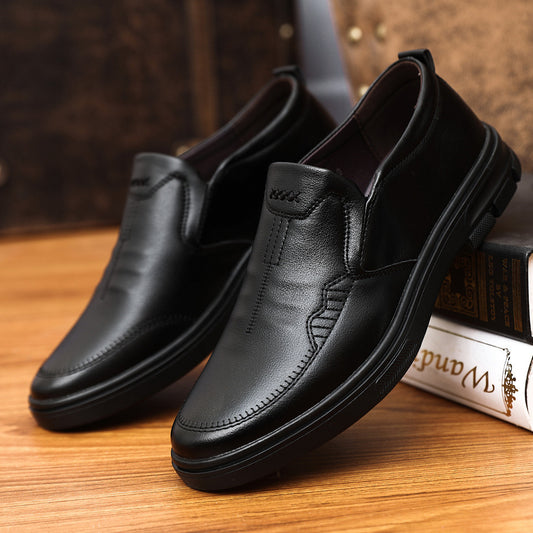 New Men's Leather Shoes Are Fashionable And Casual