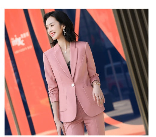 Spring And Autumn Fashion Temperament Commuter Women's Suits