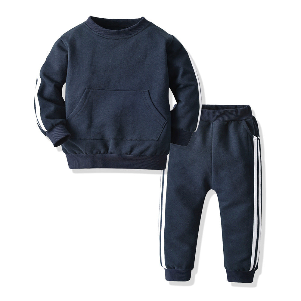 Children's Spring And Autumn Sportswear Suit Two-piece Suit