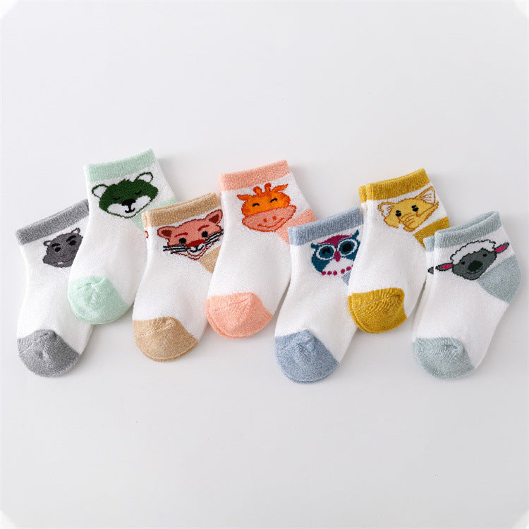 Children's Cute Cartoon Cotton Socks