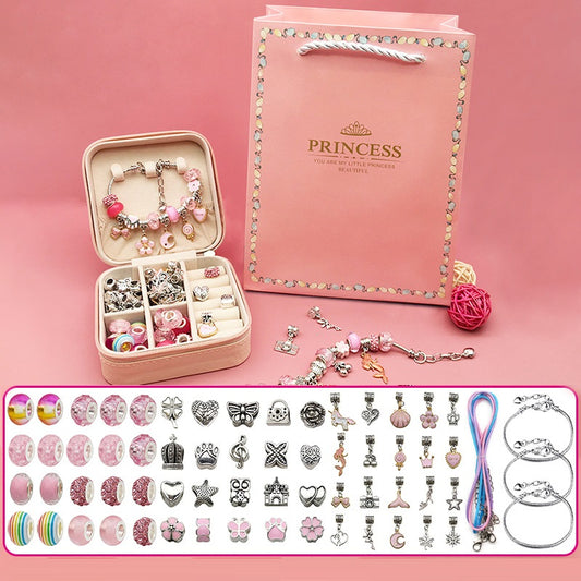 Children's Diy Handmade Beaded Bracelet Creative Jewelry Set Gift Box