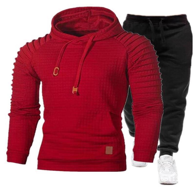 Jacquard Suit Hip-hop Hooded Sports Sweatshirt