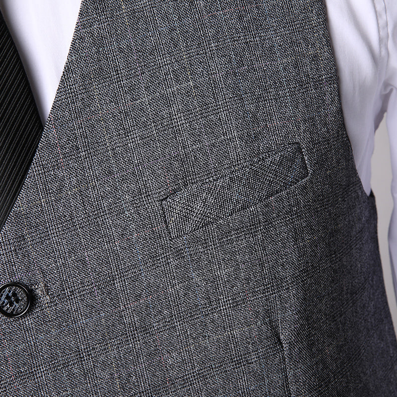 Three-piece suit for men