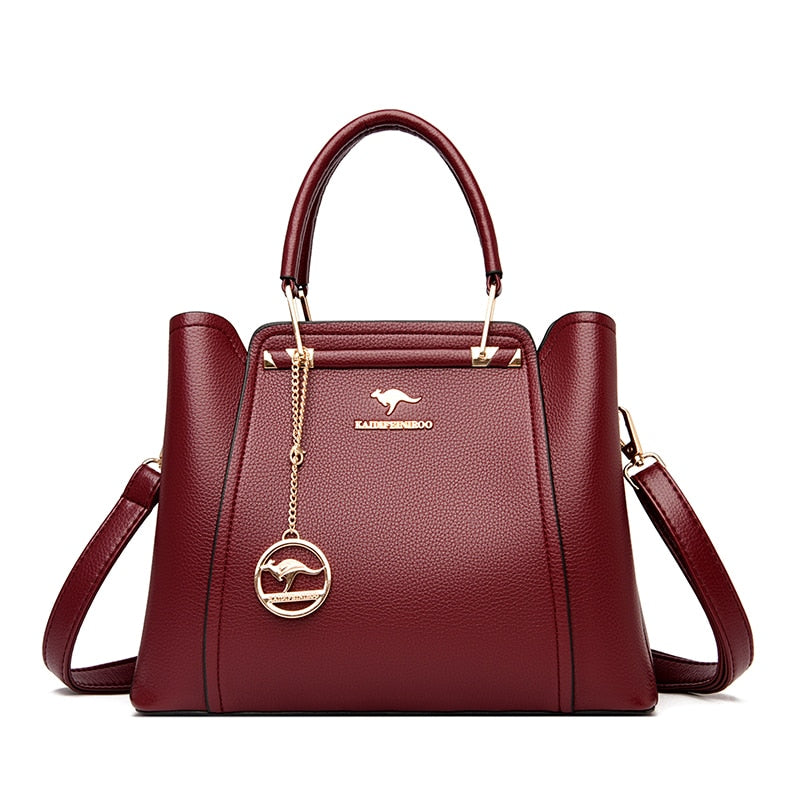 Women's Classic Leather Bag - Aussie