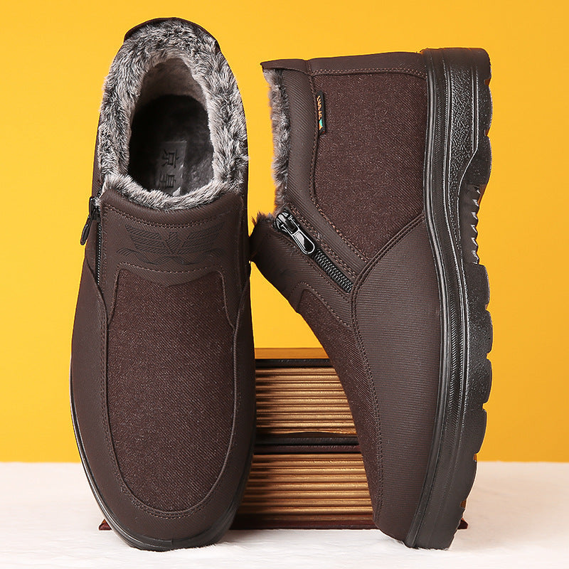 Winter Old Beijing Cloth Shoes Men