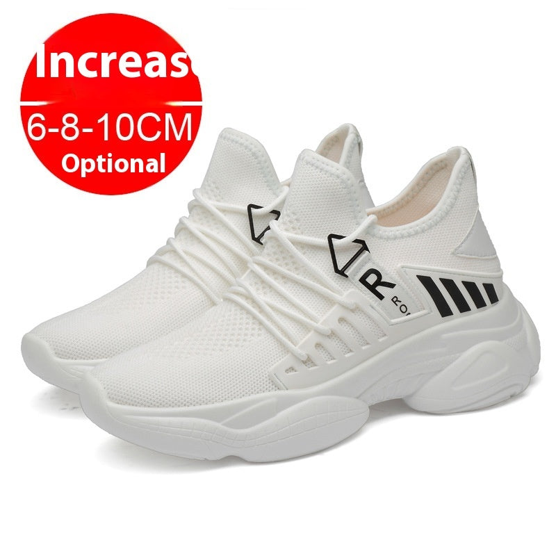 Elevator Men's Fashion Heel Lifed Sports Casual Shoes