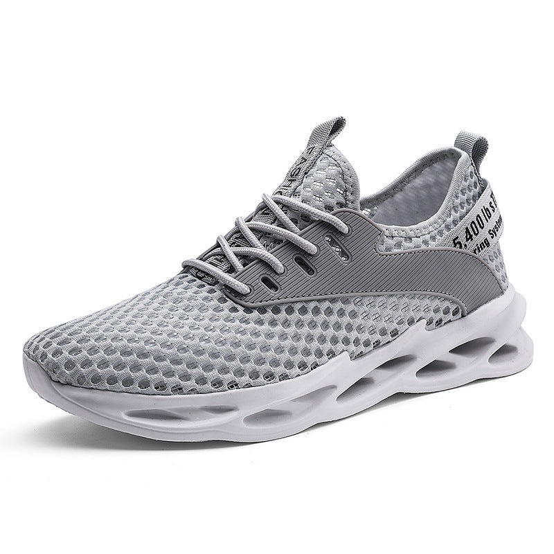 Spring And Summer Plus Size Running Men's Casual Flying Woven Shoes