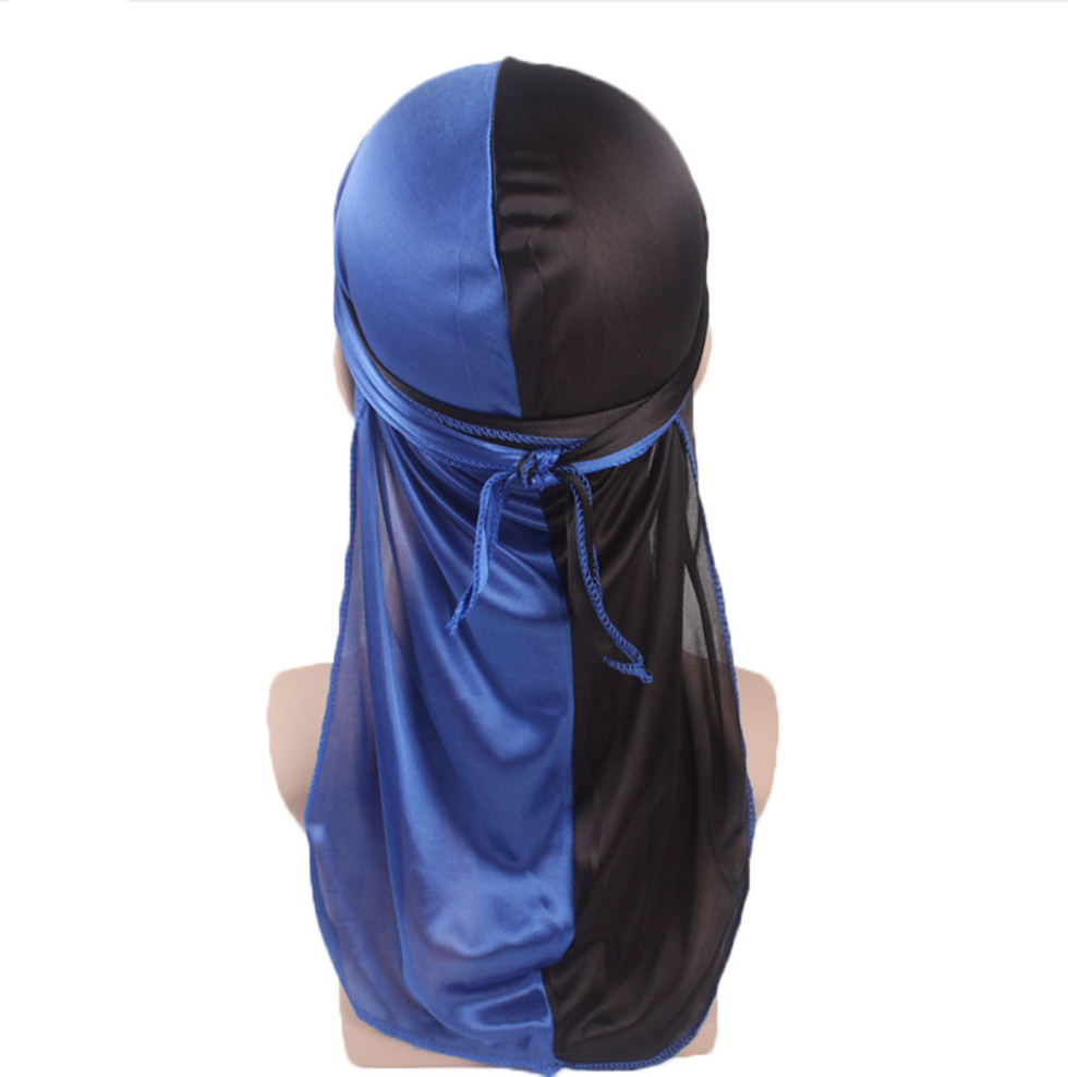 Fashion Double Soft Satin Durag Men's Accessories