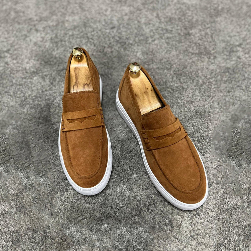 New European And American British Business Casual Slip-on Lazy Men's Loafers