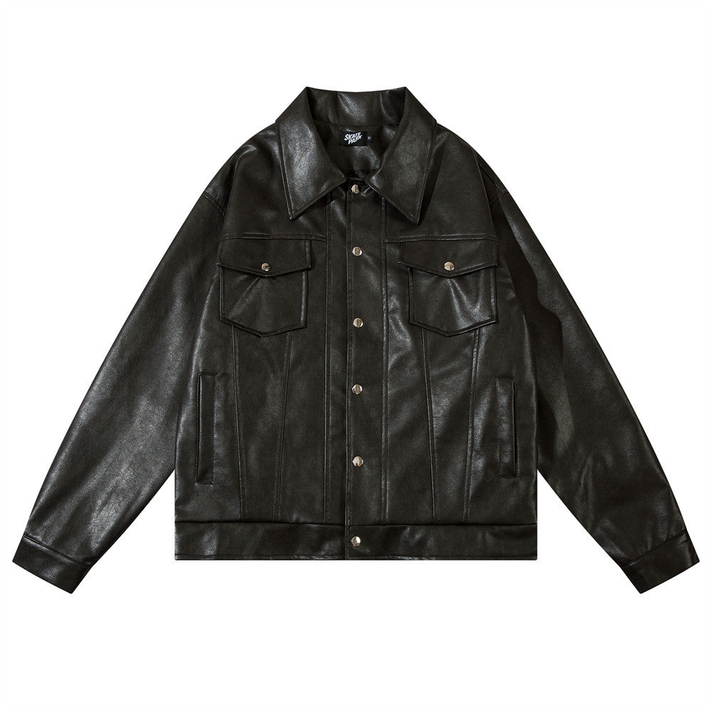 Riding Biker's Leather Jacket Men