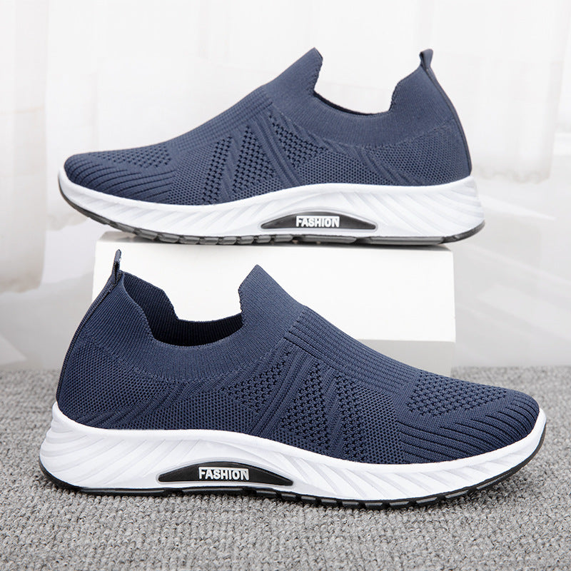 Mesh Breathable Fly Knit Sneaker Soft Sole