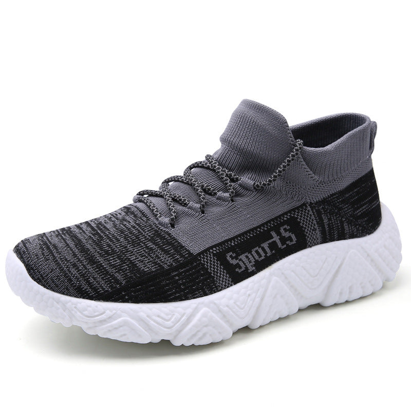 Spring And Summer Mesh Fly Woven Sneakers, Lightweight Running Shoes