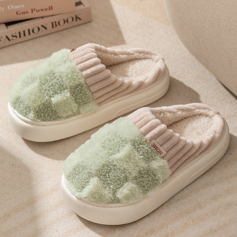 Cotton Slippers Women's Winter Indoor