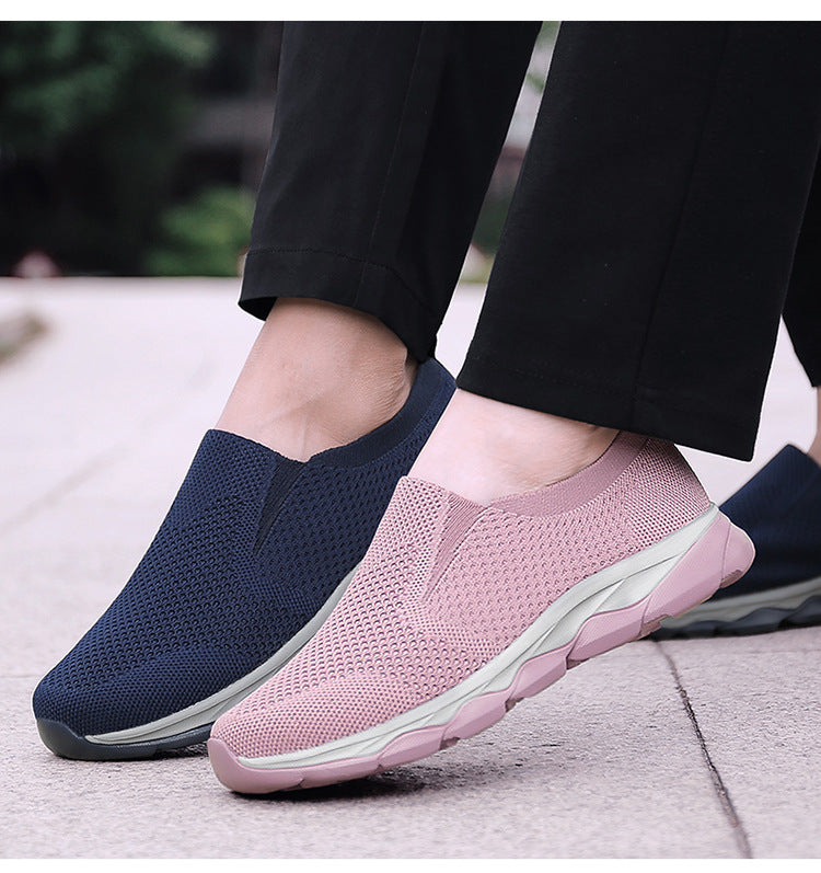 Summer Middle-aged And Elderly Mesh Breathable Casual Shoes