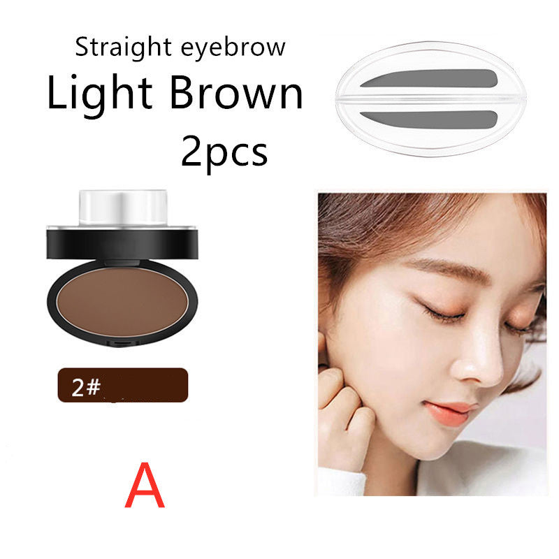 Lazy seal eyebrow powder waterproof and sweat for beginners