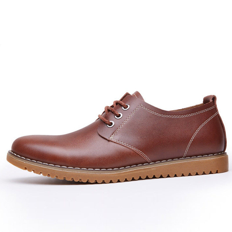 Men's Casual Leather Shoes Genuine Leather Plus Size