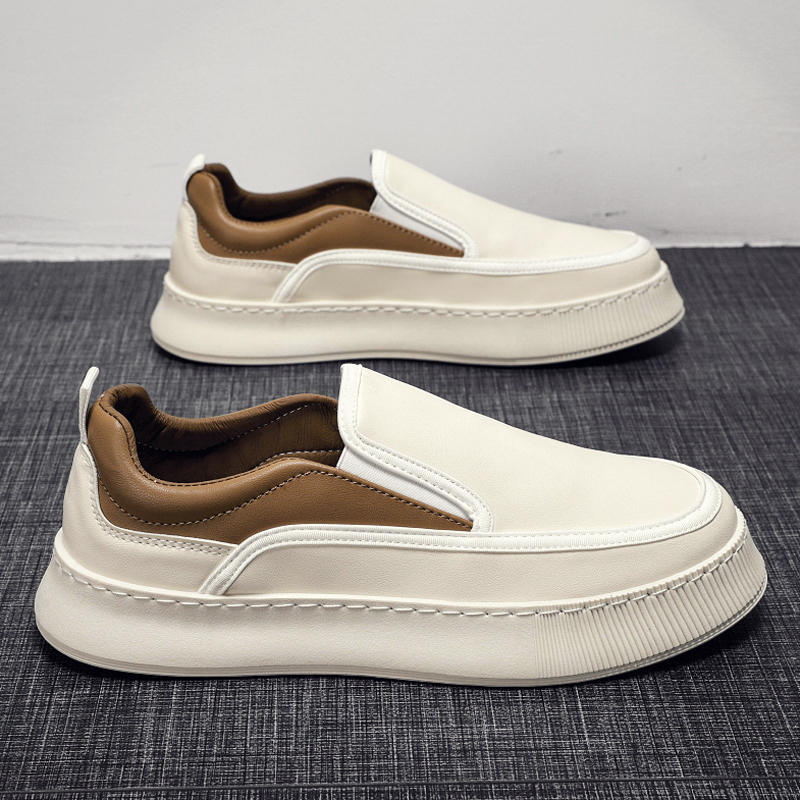 Tide Brand Small White Shoes Men Low Stirrups