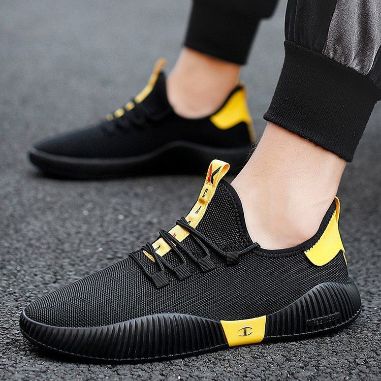 Men's flying woven mesh jelly shoes Product category: sports casual shoes For the season: Summer Applicable gender: male Wearing style: front tie Upper material: mesh Sole Material: Rubber Upper height: low US EUR UK AUS JPN KOR 5.5 37.5 5 5 23.5 241 6 38