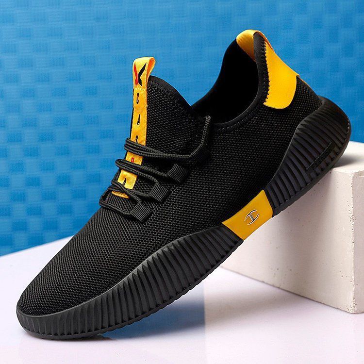 Men's flying woven mesh jelly shoes Product category: sports casual shoes For the season: Summer Applicable gender: male Wearing style: front tie Upper material: mesh Sole Material: Rubber Upper height: low US EUR UK AUS JPN KOR 5.5 37.5 5 5 23.5 241 6 38