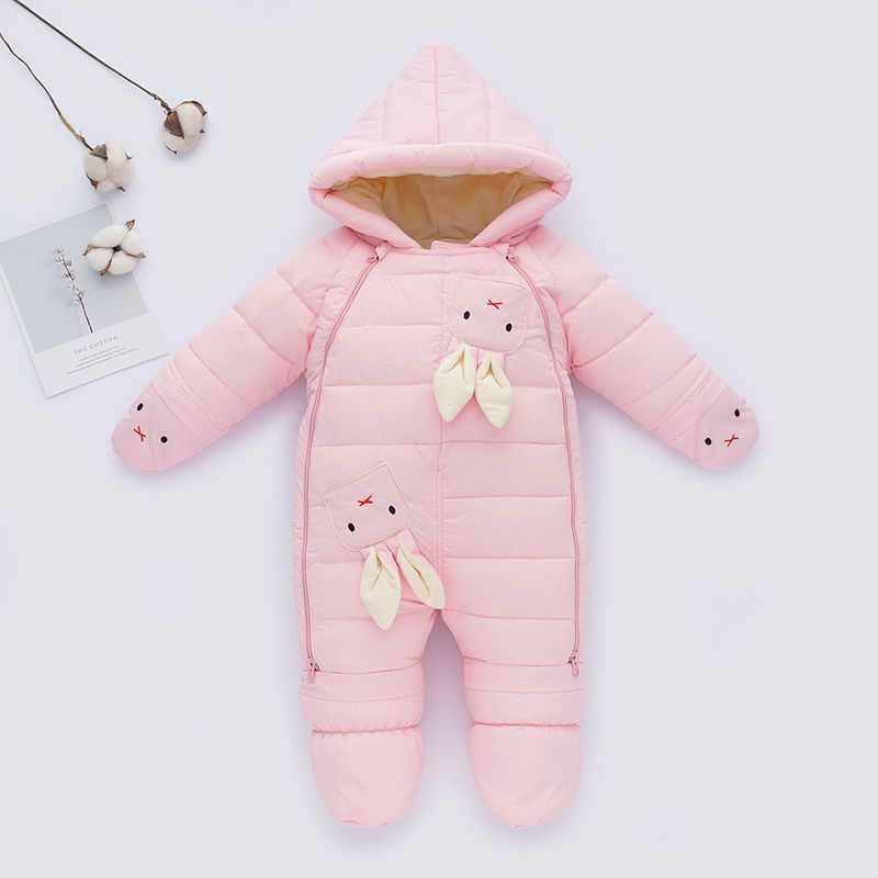 Newborn Baby Down One-piece Cotton Clothes