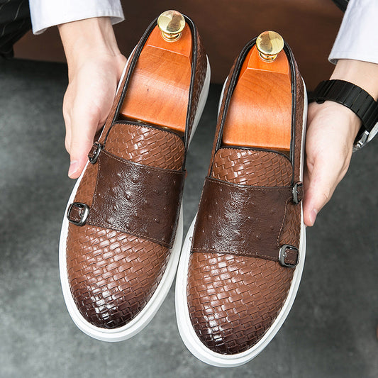 Low-top Sneakers Leather One Pedal Loafers