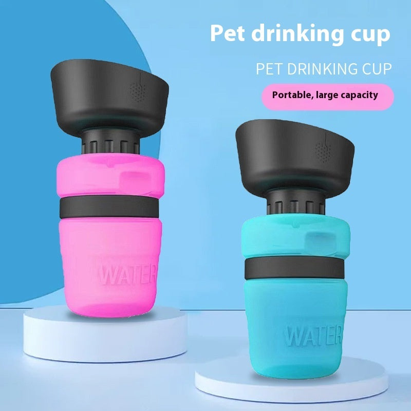 Pet Outdoor Foldable Bottle Dog Travel Water Bottle Dog Water Dispenser