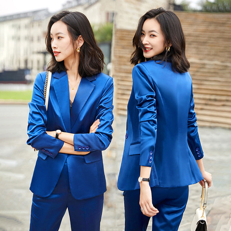 Fashion Women's Solid Color Casual Temperament Suits