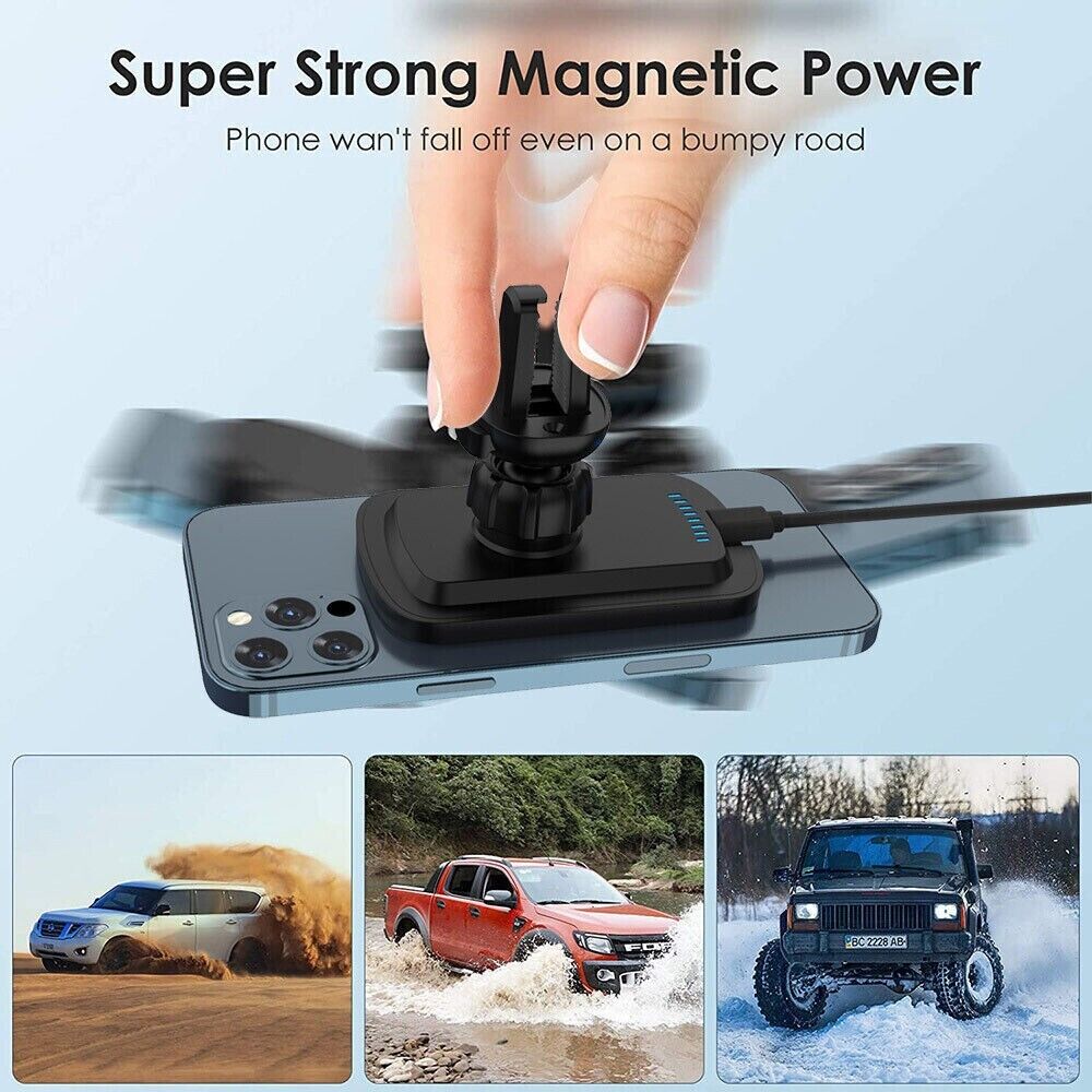 Magnetische drahtlose Ladegeräte Auto Air Vent Ständer Telefonhalter Mini QI Schnellladestation für Telefon