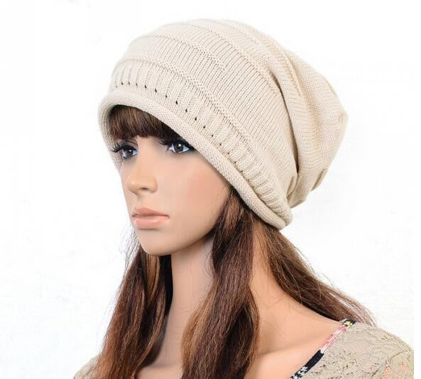 Women's Pleated Knitted Hip Hop Hat