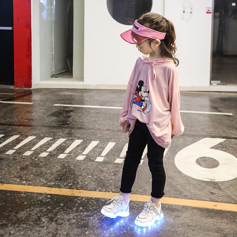 Colorful Children's Luminous Shoes, Girls' Luminous Shoes, Boys' Luminous Shoes