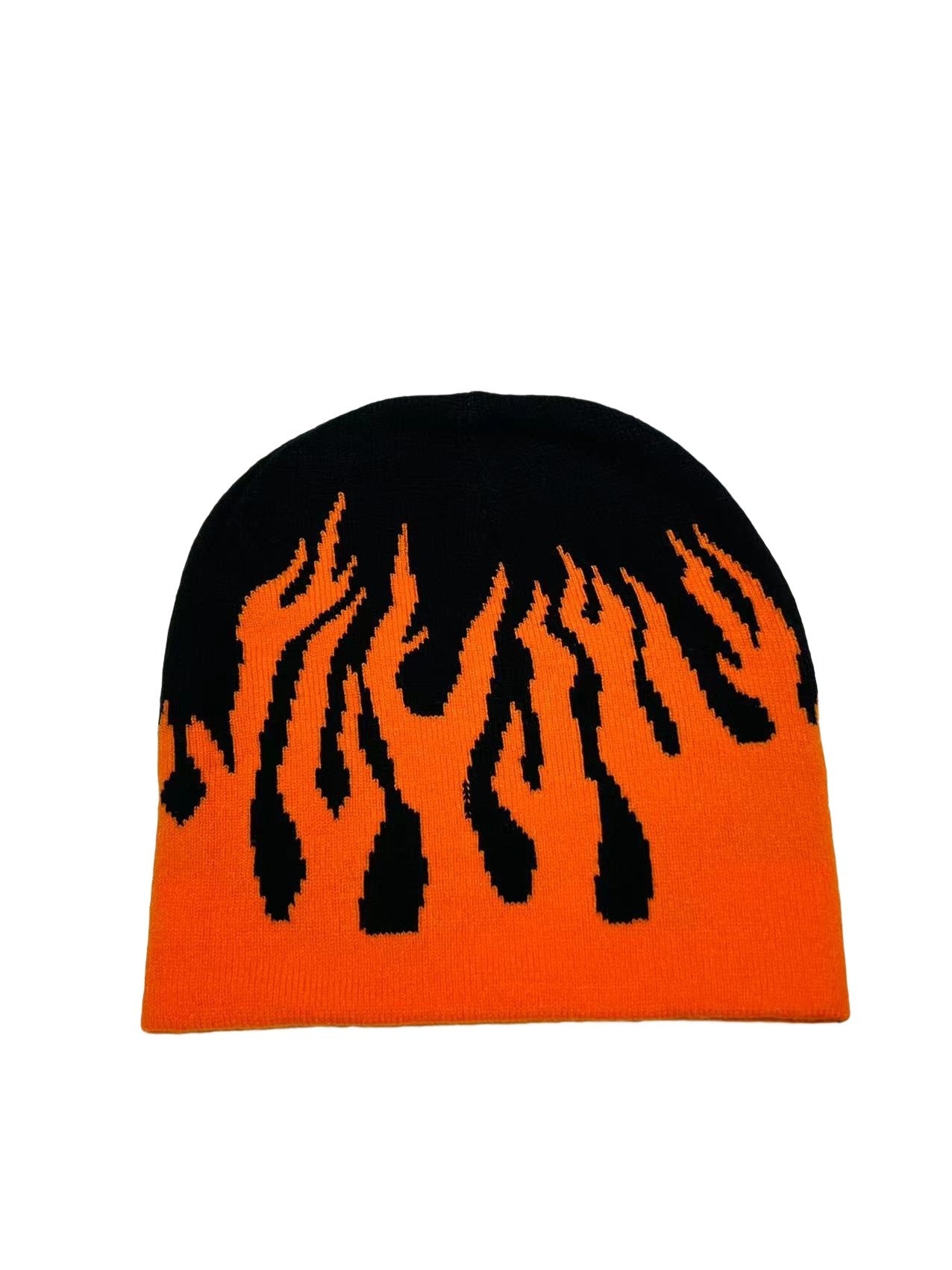 Knitted Hat Hip-hop Street Flame Sleeve Cap