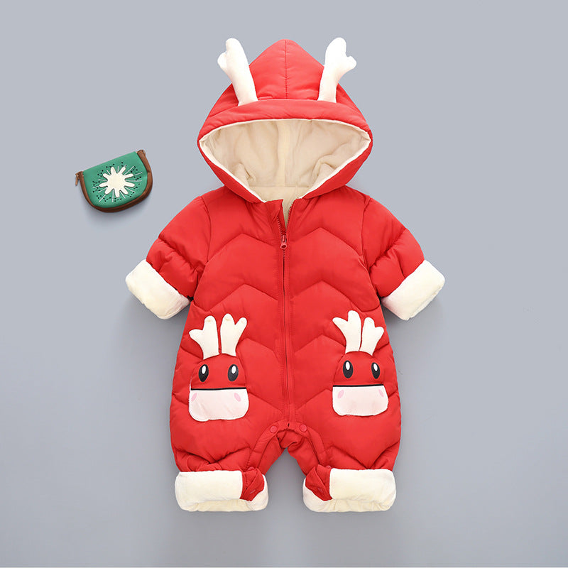 Baby winter romper