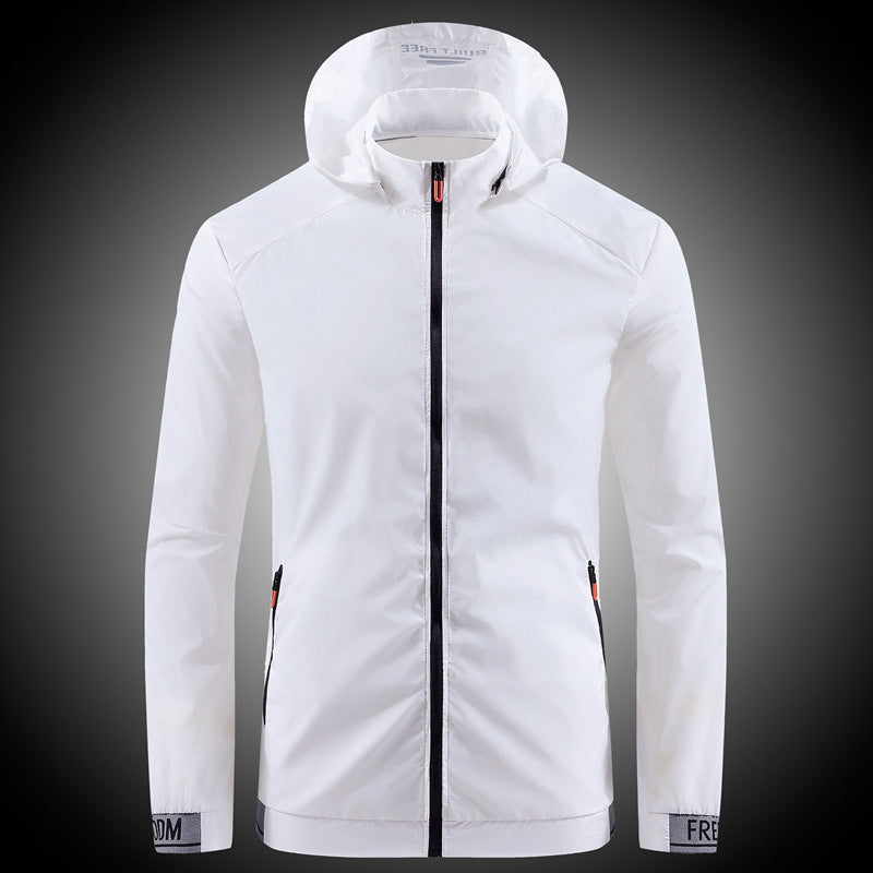 Summer Lightweight Breathable And UV-resistant Hooded Sun-proof Top