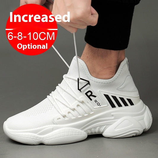 Elevator Men's Fashion Heel Lifed Sports Casual Shoes