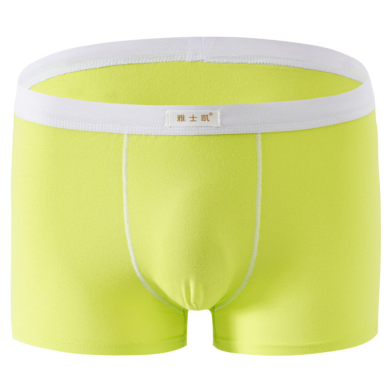 Plus Size Cotton Comfortable Sexy Solid Color Shorts Product information: Function: Breathable Fabric name: cotton Weave: Knitting Main fabric composition: cotton Style: boxer pants Color: white, yellow, red, black, apricot, watermelon red, sky blue, dark