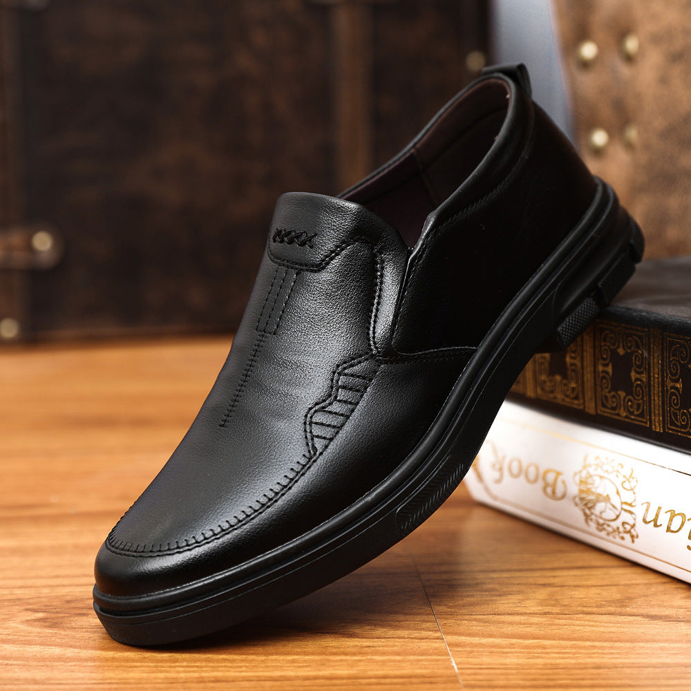 New Men's Leather Shoes Are Fashionable And Casual