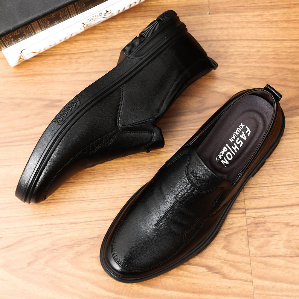 New Men's Leather Shoes Are Fashionable And Casual