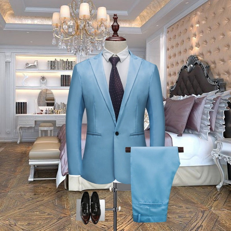 Wedding suit slim suit