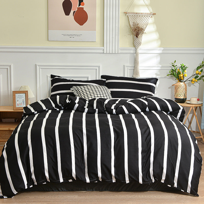 Brushed Single Duvet Cover Student Dormitory Quilt Cover Bedding