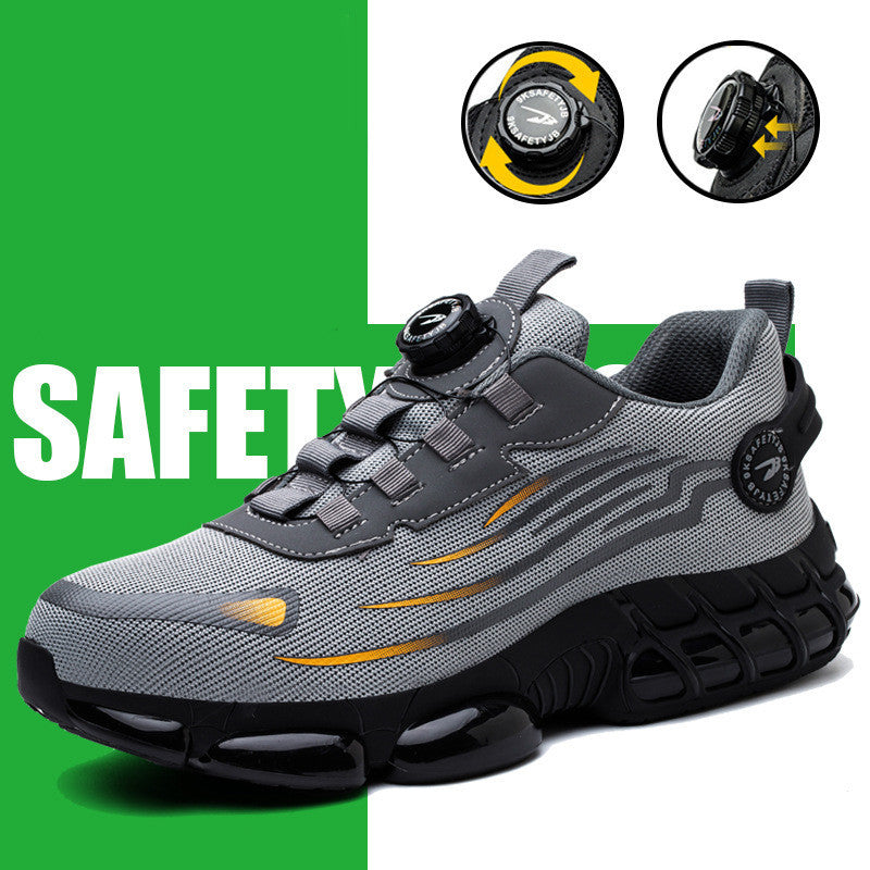 Men's Fashion Lazybones Lace-free Protective Shoes