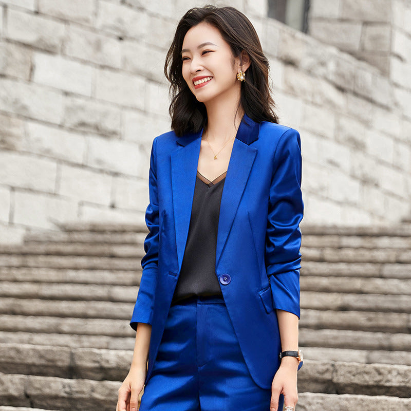 Fashion Women's Solid Color Casual Temperament Suits