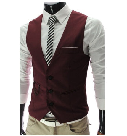 Suit vest male suit vest